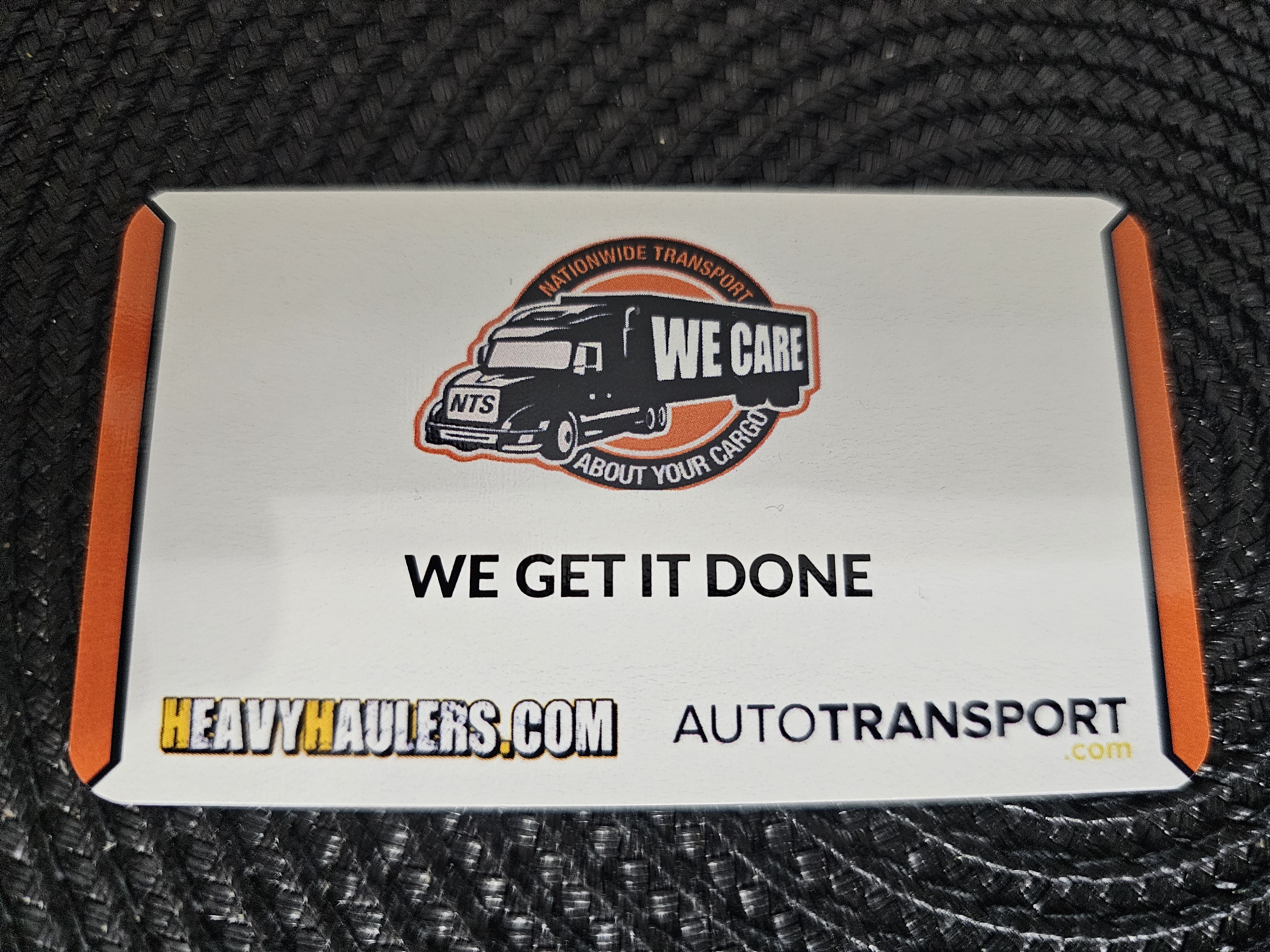 Back of business card