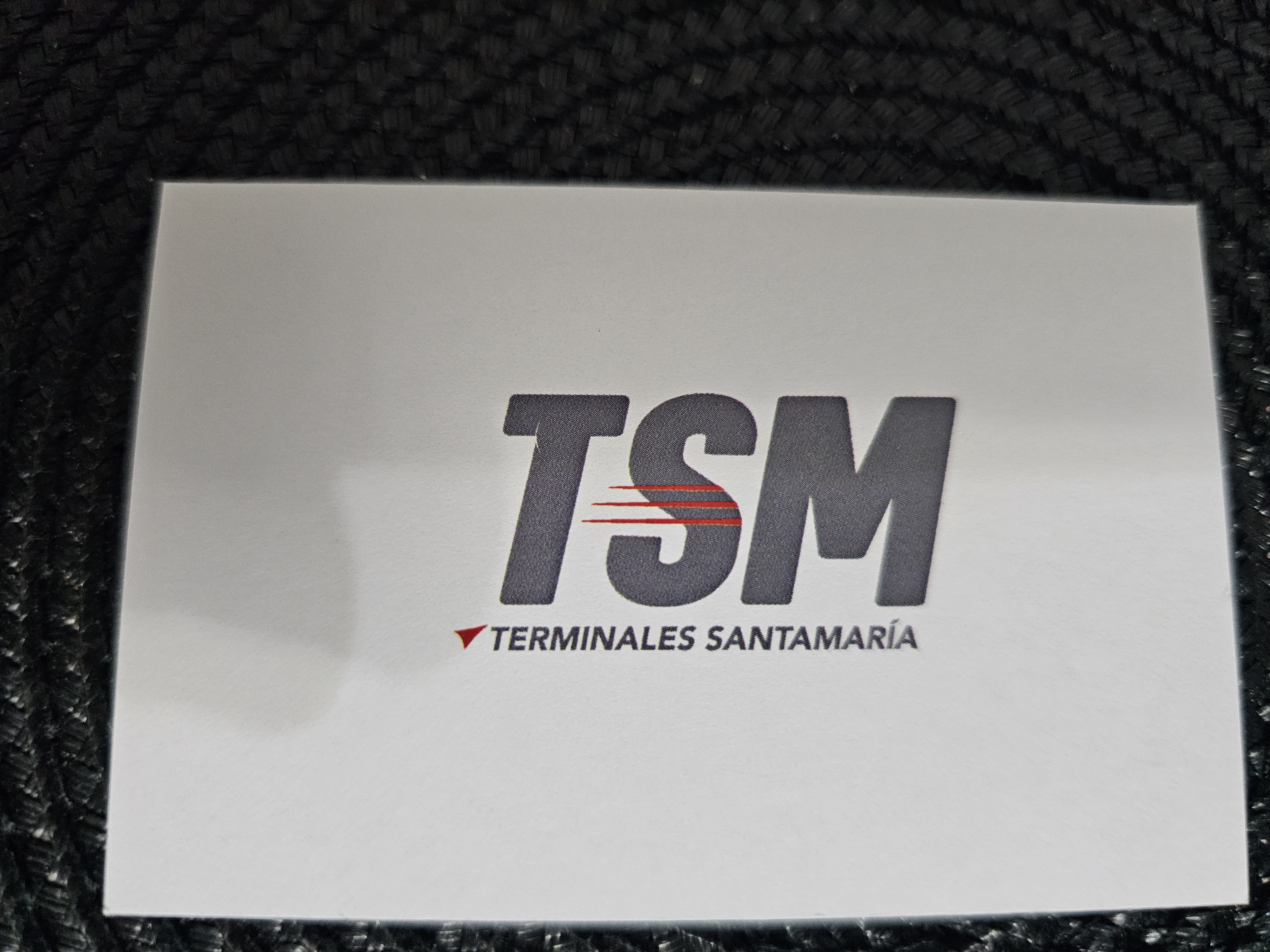 Back of business card