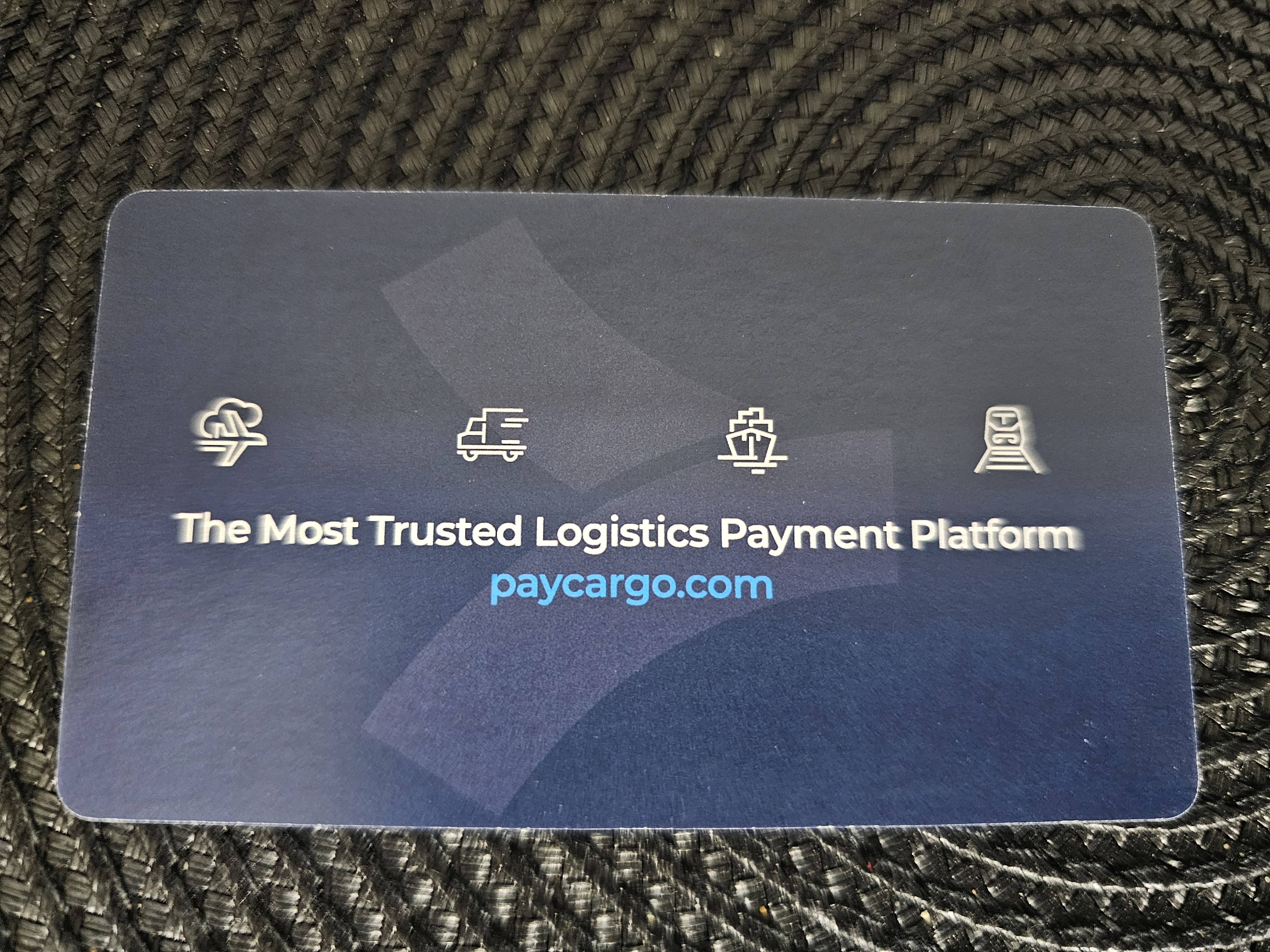 Back of business card