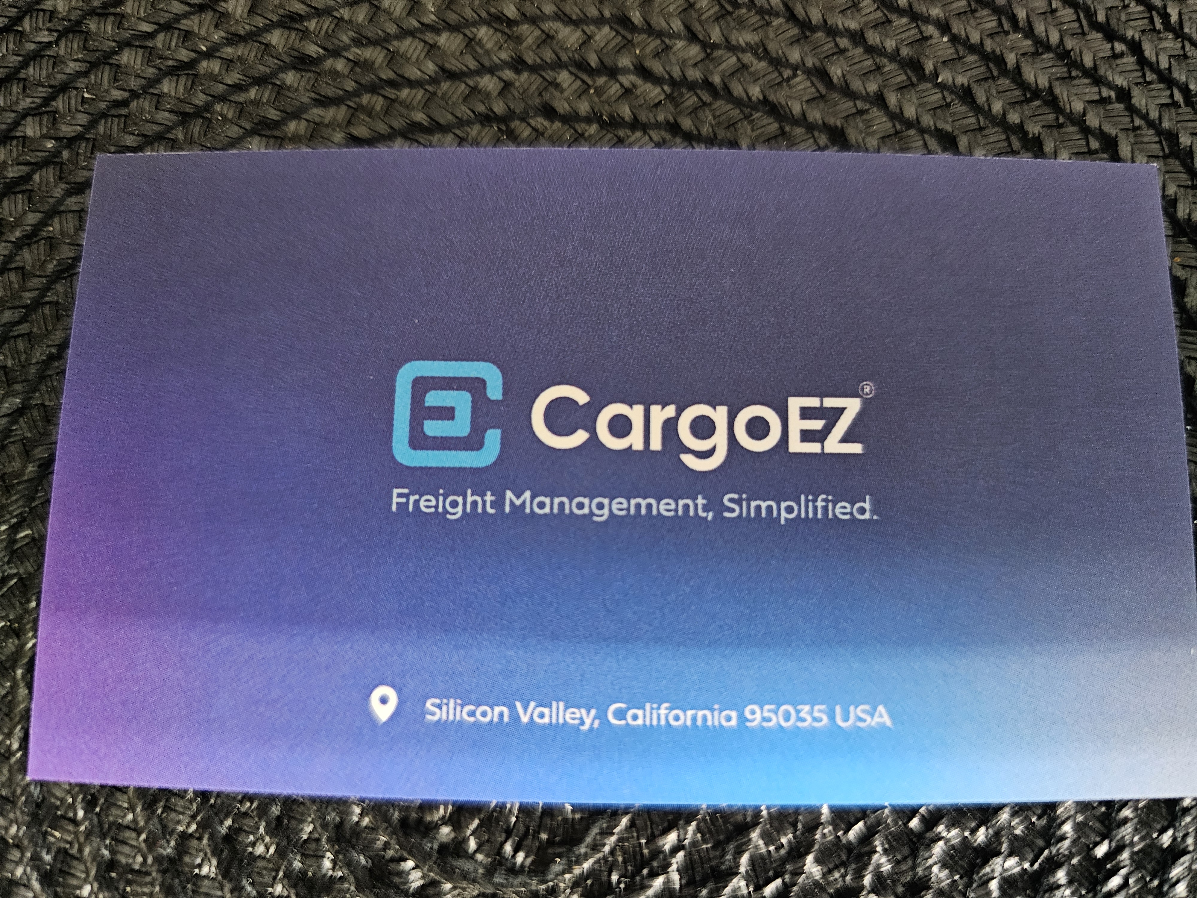 Back of business card