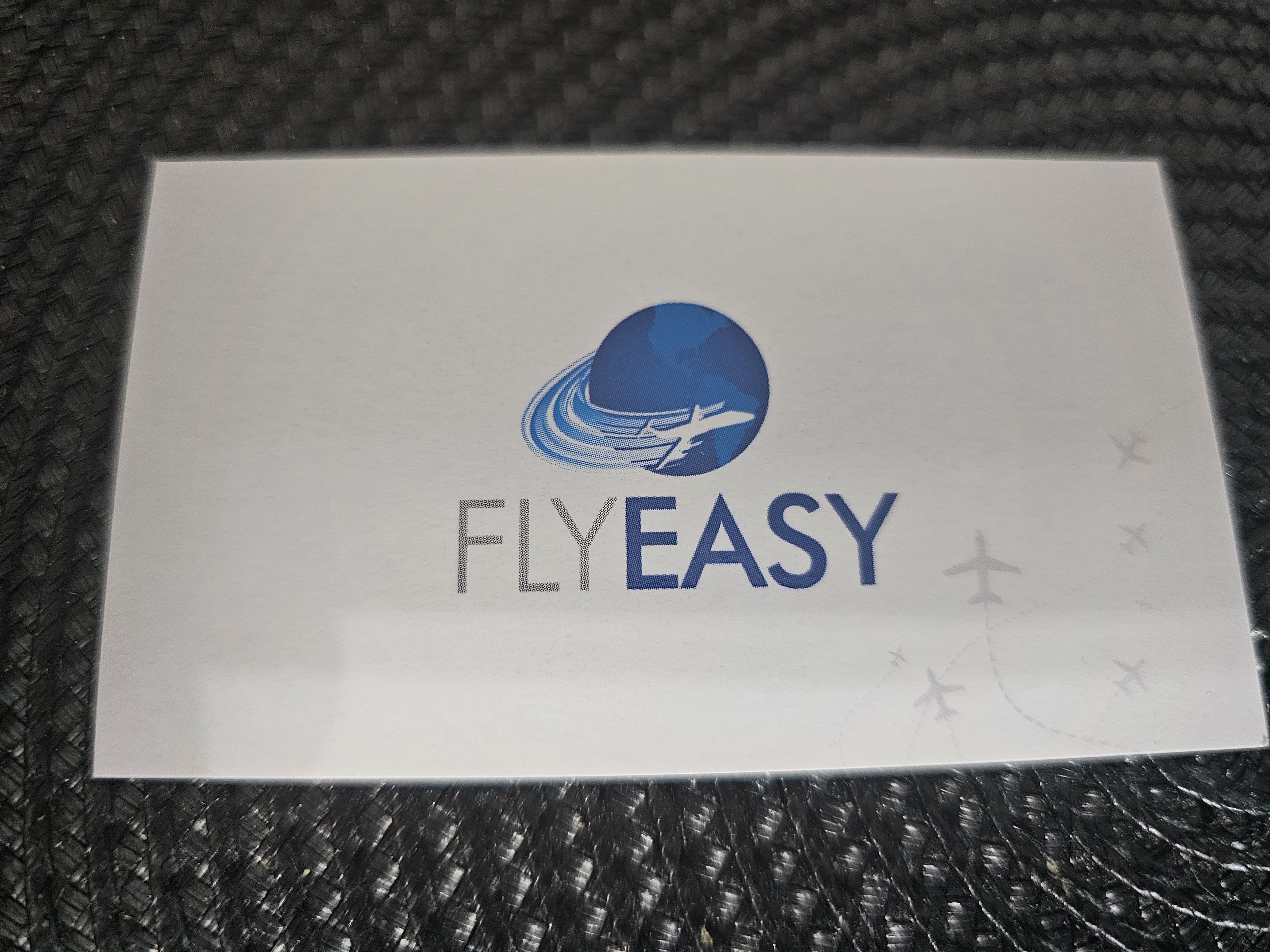 Back of business card