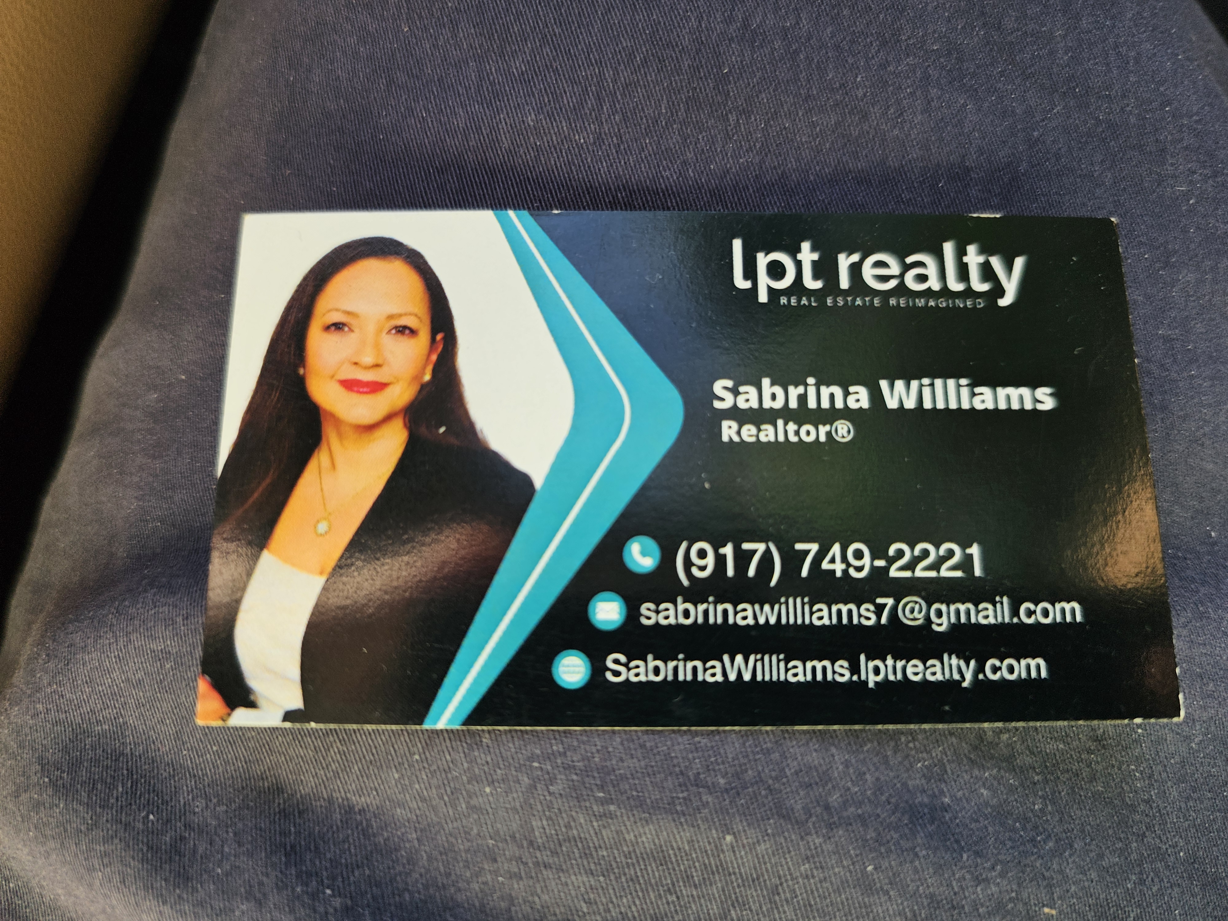 Front of business card