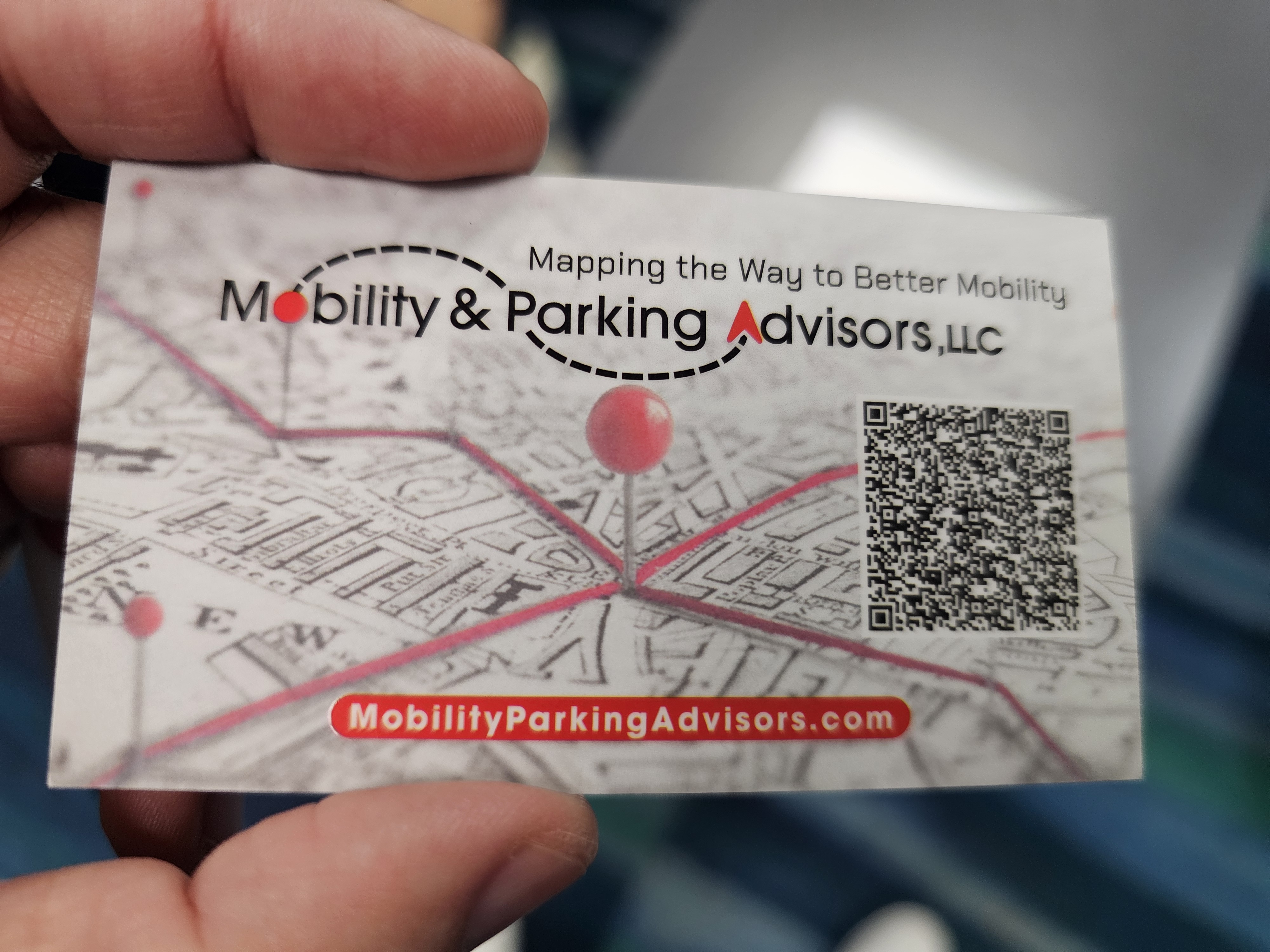 Back of business card