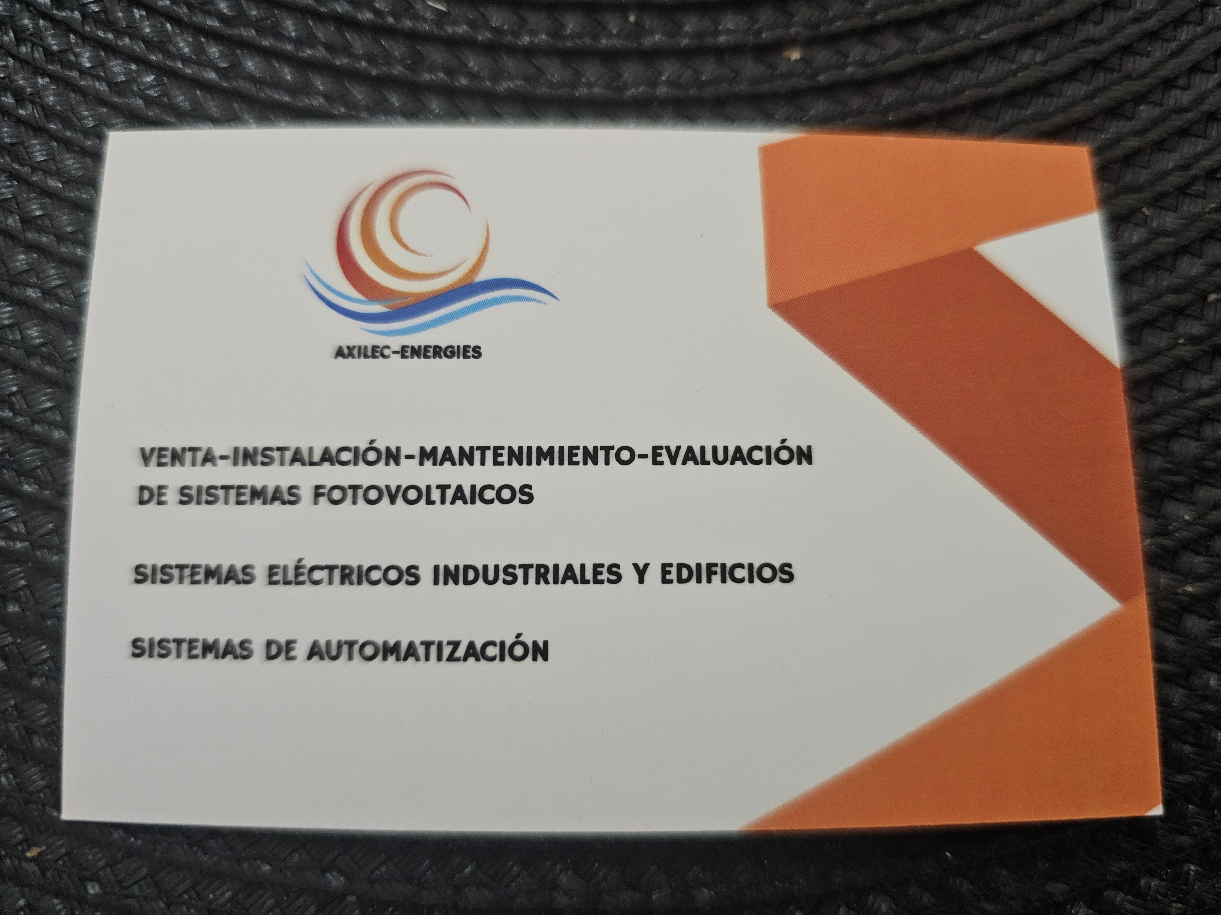 Back of business card