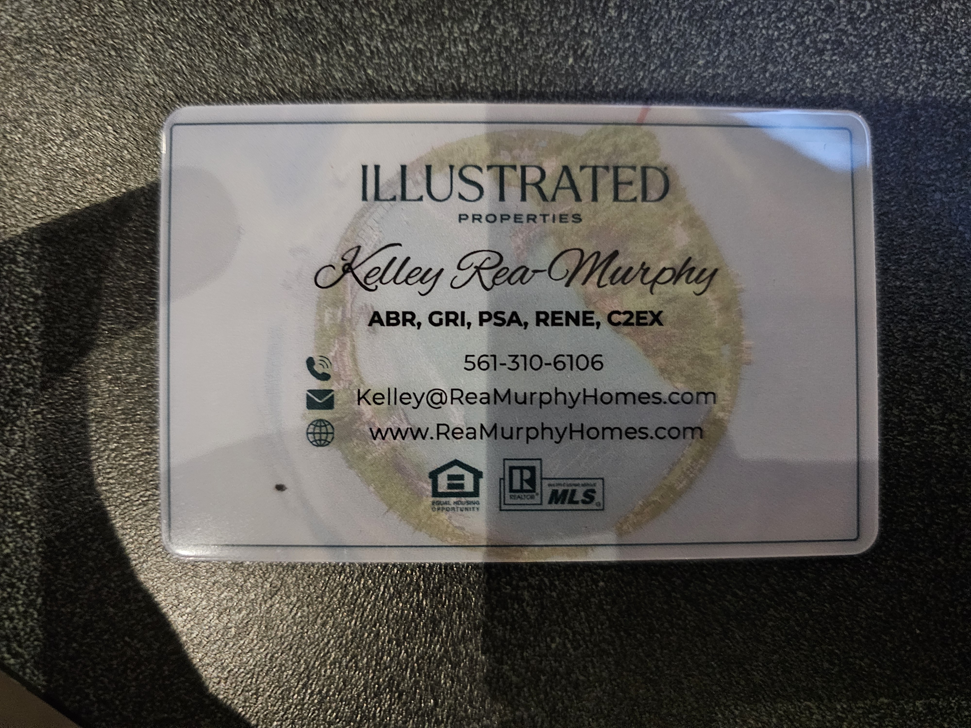 Front of business card